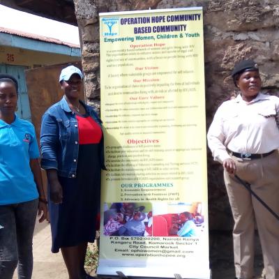 Donation of Sanitary Pads to Young Women from Kayole and Teenage Students at St Tadeus Secondary School Komarock 